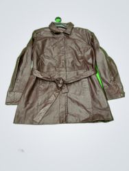 Kathy Ireland Leather Trench Coat