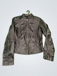 Xanaka Black Leather Jacket