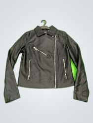 DeFacto Black Leather Jacket