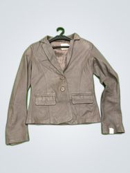 Imperial Gray Leather Jacket