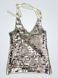 Upcycled Sequined Tank Top
