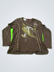 Desigual Printed Long-Sleeve Blouse