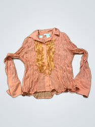 John Paz Ruffle Blouse
