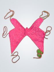 Upcycled Pink Bow Tie