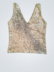 Upcycled Sequined Top