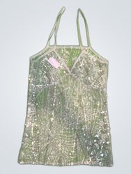 Upcycled Sequined Tank Top