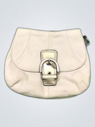 White Leather Shoulder Bag