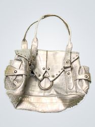 Kathy Crocodile Embossed Handbag