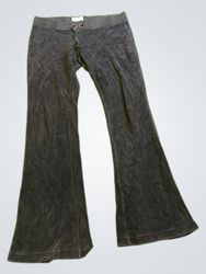 Juicy Couture Black Velour Flare Pants