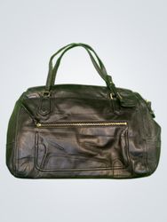 Black Leather Handbag