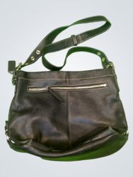 Coach Black Leather Shoulder Bag