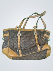 Coach Brown Monogram Tote Bag
