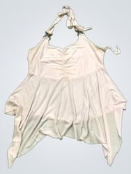 White Halter Top