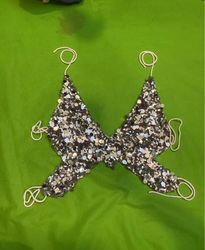 Upcycled Sequin Butterfly Top