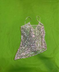 Upcycled Sequin Camisole