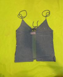 Upcycled Sequin Embellished Camisole Top