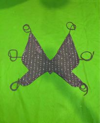 Upcycled Sequin Embellished Halter Top