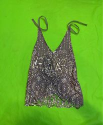 Upcycled Sequin Embellished Camisole