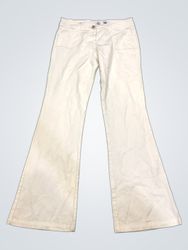 Pinkie Basic White Flare Jeans