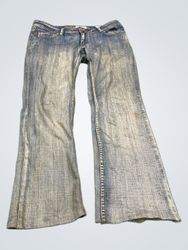 Affliction Women's Blue Flared Jeans