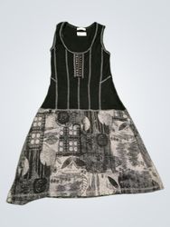 Cache Cache Sleeveless Patchwork Dress