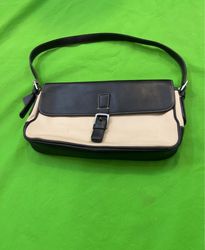 Coach Black and Tan Shoulder Bag