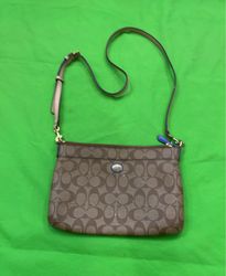 Coach Signature Pattern Crossbody Bag