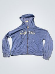 Hollister Blue Graphic Hoodie
