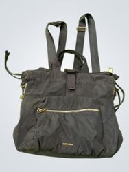 Dark Blue Backpack with Gold Zippers