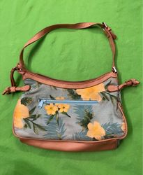 Bolsa hobo floral "descubra o paraíso" Jamaica Bay