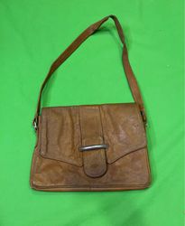 Brown Leather Shoulder Bag