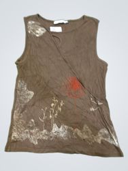 Cache Cache Sleeveless Graphic Tank Top