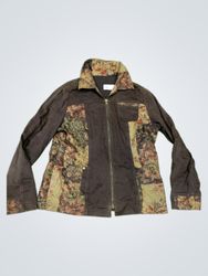 Brown Floral Patchwork Jacket