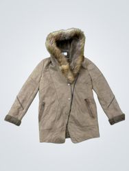 Cynthia Rowley Faux Fur Hooded Jacket