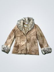 WEST Faux Fur Trimmed Jacket