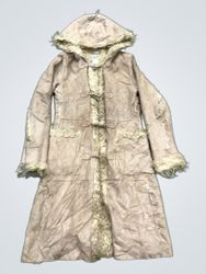 Terranova Faux Fur Lined Duster Coat
