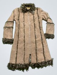 Dolce Elavir Faux Fur Trimmed Coat