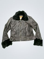 Conbipel Vera Pelle Leather Fur Jacket
