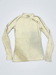 Pimkie Collection Ribbed Mock Neck Long Sleeve Top