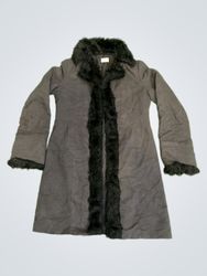 Motivi Fur Trimmed Coat
