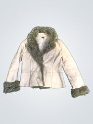 Lola Liza Women's Faux Fur Trimmed Jacket