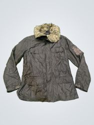 Banana Republic Damen-Fellkapuzenparka