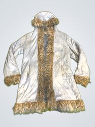 Bleu Bonheur Faux Fur Trimmed Hooded Coat