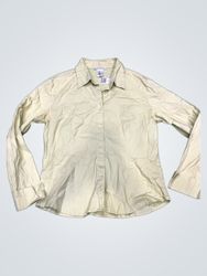 Camisa social amarela clara