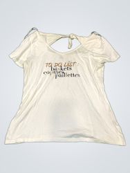 Cache Cache White Graphic T-Shirt