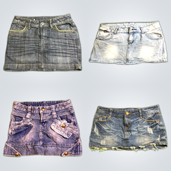 Y2K Denim Skirts Bundle