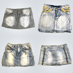 Denim Mini Skirt Bundle