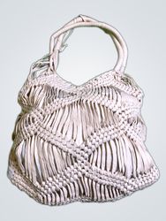 Unbranded Beige Woven Tote Bag