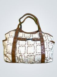 Calvin Klein Beige Tote Handbag