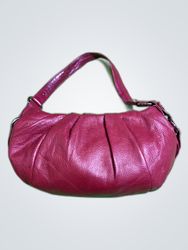 Red Leather Shoulder Bag